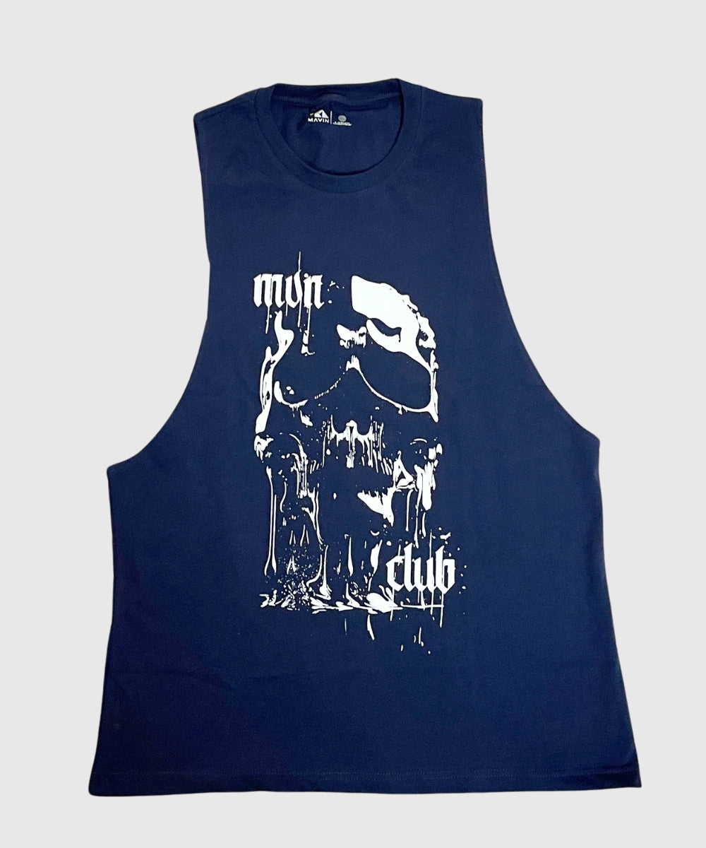 "ATHLEISURE MVN SKULL" NAVY