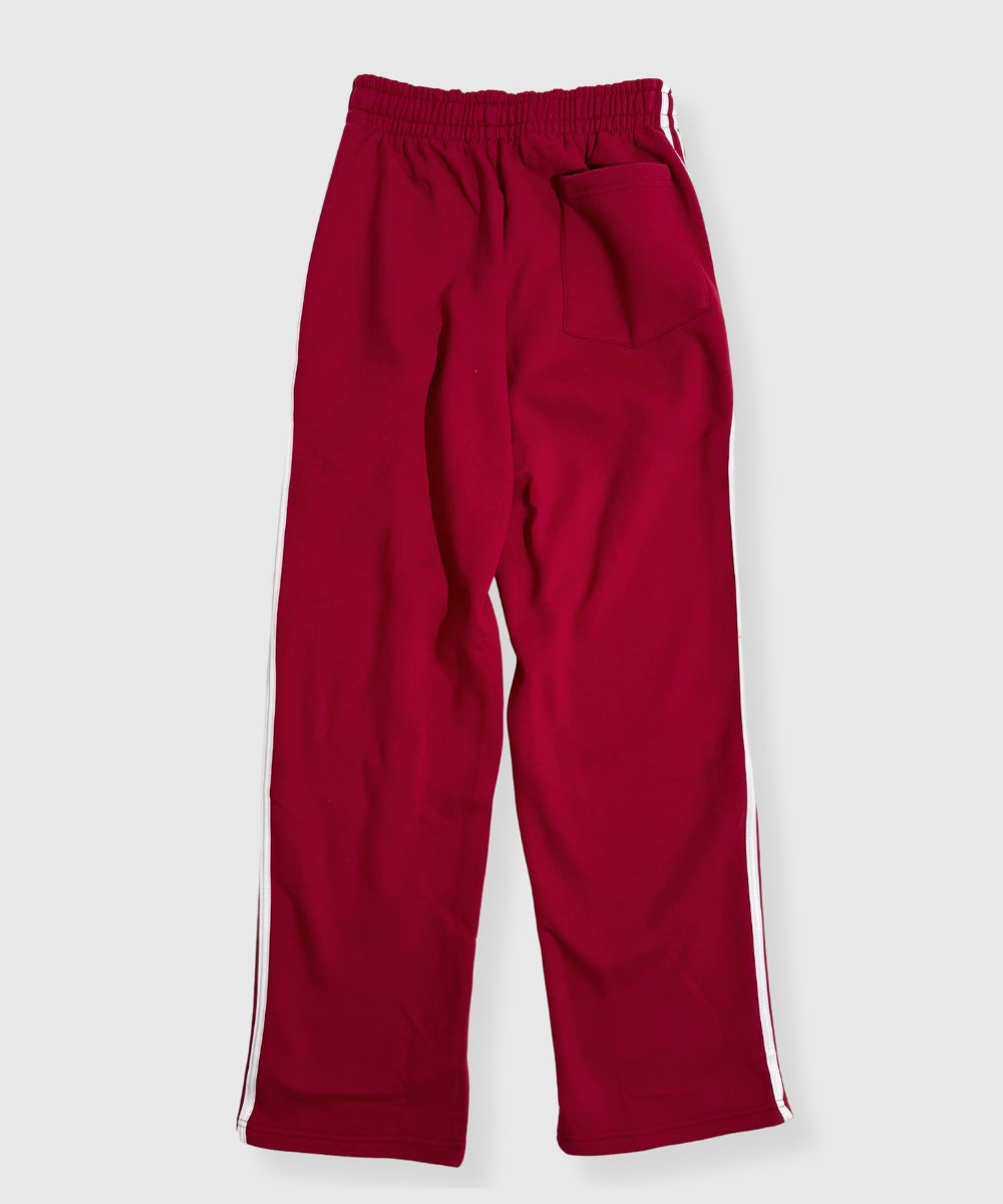 ESSENTIAL STRIPE SWEATPANTS "BURGUNDY"