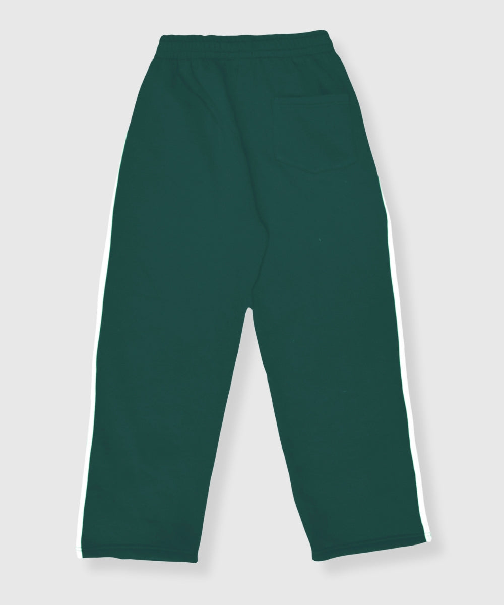 ESSENTIAL STRIPE SWEATPANTS "OLIVE"