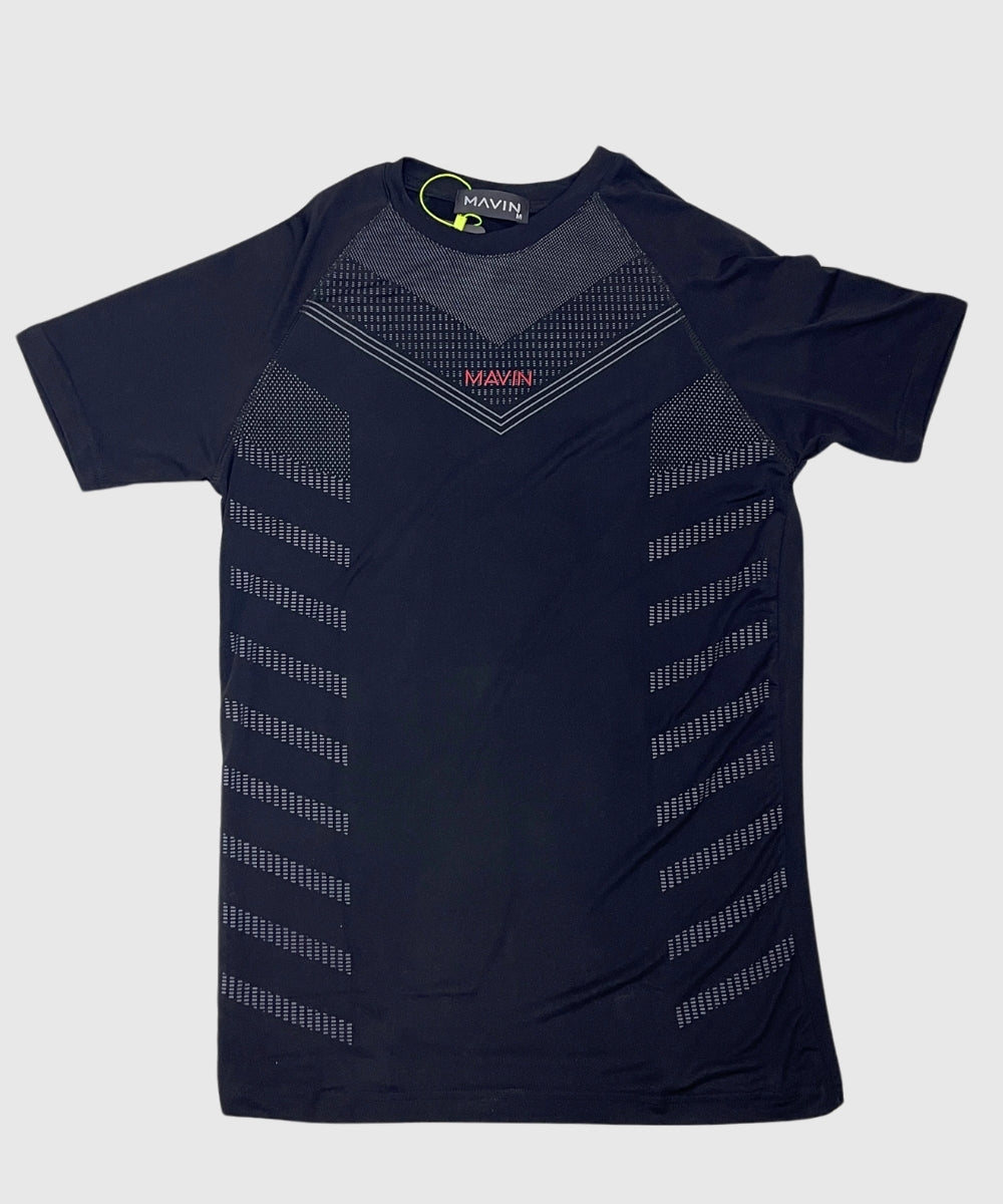 "COMPRESSION TEES" Mavin Rubber Print